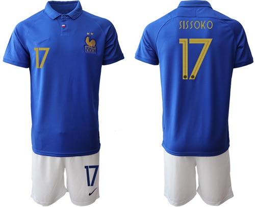 France #17 Sissoko 100th Anniversary Edition Soccer Country Jersey